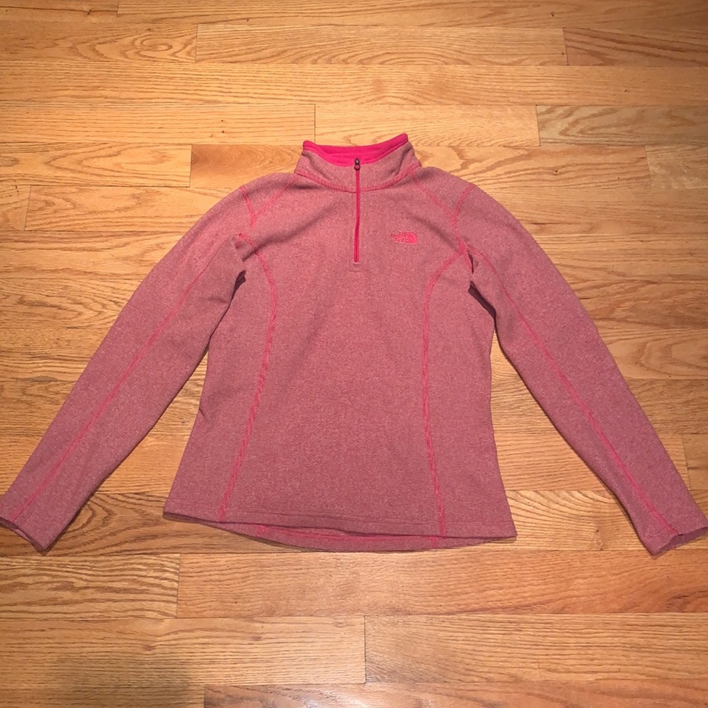 Pink North Face Two-Tone Fleece Size S